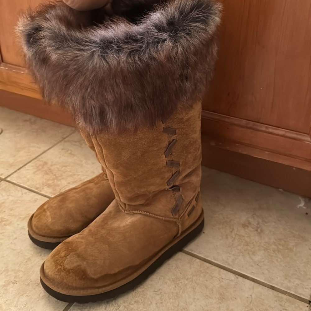 UGG ROSANA Chestnut Winter Boots
